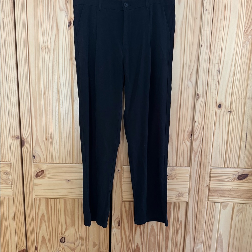 SHEIN Men's Elegant Black Dress Pants